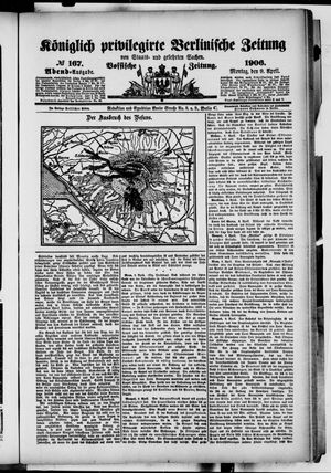 Königlich privilegirte Berlinische Zeitung von Staats- und gelehrten Sachen vom 09.04.1906