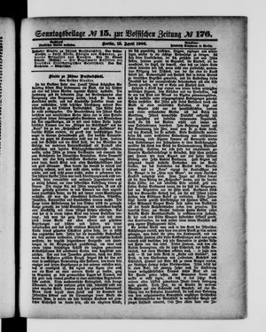 Königlich privilegirte Berlinische Zeitung von Staats- und gelehrten Sachen vom 15.04.1906