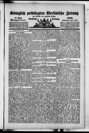 Königlich privilegirte Berlinische Zeitung von Staats- und gelehrten Sachen vom 02.06.1906