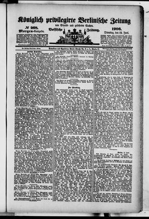 Königlich privilegirte Berlinische Zeitung von Staats- und gelehrten Sachen on Jun 12, 1906
