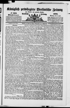 Königlich privilegirte Berlinische Zeitung von Staats- und gelehrten Sachen vom 02.07.1906