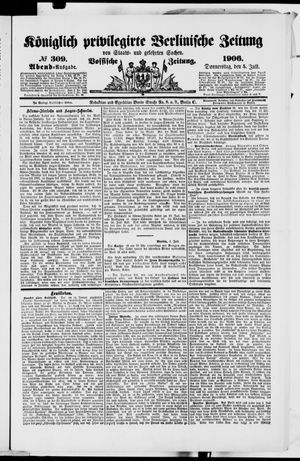 Königlich privilegirte Berlinische Zeitung von Staats- und gelehrten Sachen on Jul 5, 1906