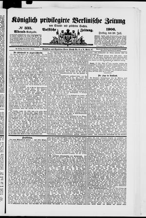 Königlich privilegirte Berlinische Zeitung von Staats- und gelehrten Sachen on Jul 20, 1906