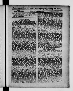 Königlich privilegirte Berlinische Zeitung von Staats- und gelehrten Sachen vom 11.11.1906