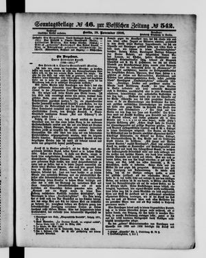 Königlich privilegirte Berlinische Zeitung von Staats- und gelehrten Sachen vom 18.11.1906