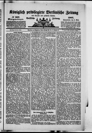 Königlich privilegirte Berlinische Zeitung von Staats- und gelehrten Sachen vom 04.05.1907