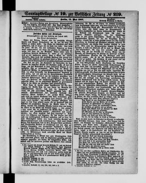 Königlich privilegirte Berlinische Zeitung von Staats- und gelehrten Sachen vom 12.05.1907