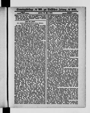 Königlich privilegirte Berlinische Zeitung von Staats- und gelehrten Sachen on May 19, 1907
