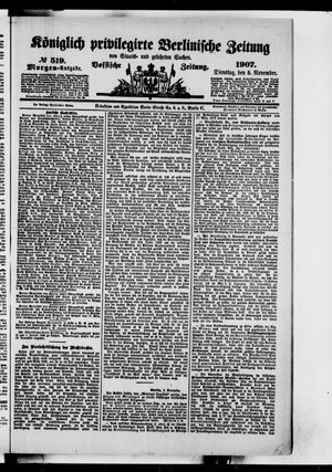Königlich privilegirte Berlinische Zeitung von Staats- und gelehrten Sachen vom 05.11.1907