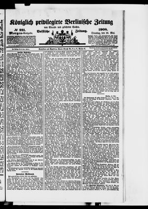 Königlich privilegirte Berlinische Zeitung von Staats- und gelehrten Sachen vom 12.05.1908