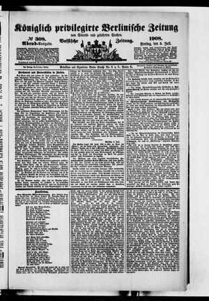 Königlich privilegirte Berlinische Zeitung von Staats- und gelehrten Sachen on Jul 3, 1908