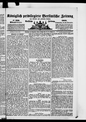 Königlich privilegirte Berlinische Zeitung von Staats- und gelehrten Sachen vom 26.11.1908