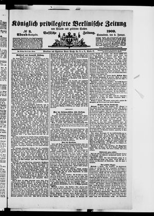 Königlich privilegirte Berlinische Zeitung von Staats- und gelehrten Sachen vom 02.01.1909