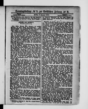 Königlich privilegirte Berlinische Zeitung von Staats- und gelehrten Sachen vom 03.01.1909