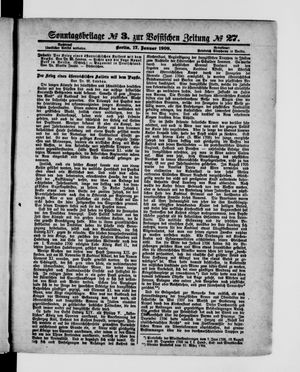 Königlich privilegirte Berlinische Zeitung von Staats- und gelehrten Sachen vom 17.01.1909