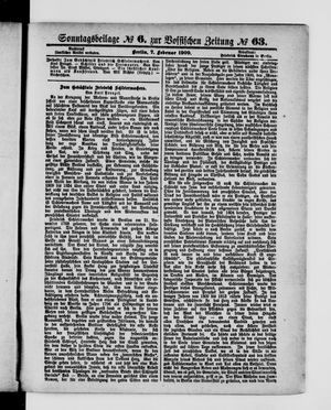 Königlich privilegirte Berlinische Zeitung von Staats- und gelehrten Sachen vom 07.02.1909