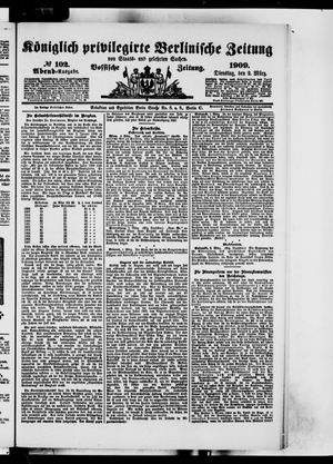 Königlich privilegirte Berlinische Zeitung von Staats- und gelehrten Sachen on Mar 2, 1909
