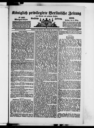 Königlich privilegirte Berlinische Zeitung von Staats- und gelehrten Sachen vom 05.03.1909