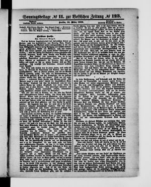 Königlich privilegirte Berlinische Zeitung von Staats- und gelehrten Sachen vom 14.03.1909