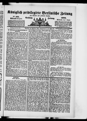 Königlich privilegirte Berlinische Zeitung von Staats- und gelehrten Sachen vom 07.04.1909