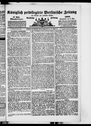 Königlich privilegirte Berlinische Zeitung von Staats- und gelehrten Sachen vom 08.05.1909