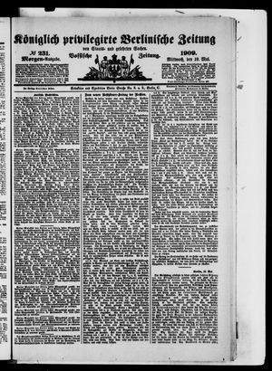 Königlich privilegirte Berlinische Zeitung von Staats- und gelehrten Sachen vom 19.05.1909