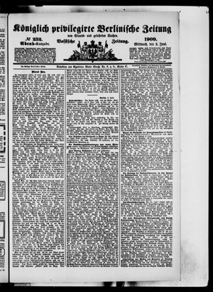Königlich privilegirte Berlinische Zeitung von Staats- und gelehrten Sachen vom 02.06.1909