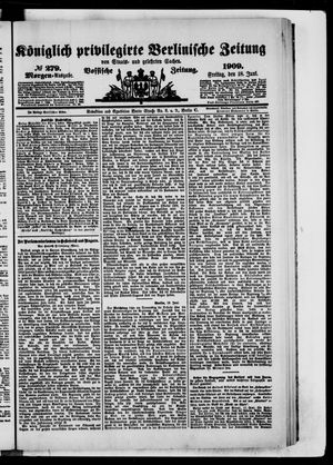 Königlich privilegirte Berlinische Zeitung von Staats- und gelehrten Sachen vom 18.06.1909