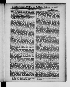 Königlich privilegirte Berlinische Zeitung von Staats- und gelehrten Sachen vom 19.09.1909