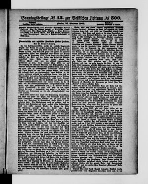 Königlich privilegirte Berlinische Zeitung von Staats- und gelehrten Sachen vom 24.10.1909