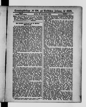 Königlich privilegirte Berlinische Zeitung von Staats- und gelehrten Sachen vom 28.11.1909