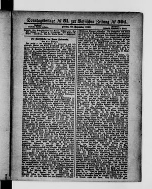 Königlich privilegirte Berlinische Zeitung von Staats- und gelehrten Sachen vom 19.12.1909