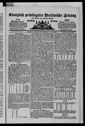 Königlich privilegirte Berlinische Zeitung von Staats- und gelehrten Sachen on Jan 5, 1910