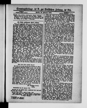 Königlich privilegirte Berlinische Zeitung von Staats- und gelehrten Sachen vom 13.02.1910