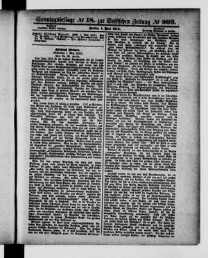 Königlich privilegirte Berlinische Zeitung von Staats- und gelehrten Sachen vom 01.05.1910