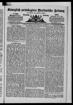 Königlich privilegirte Berlinische Zeitung von Staats- und gelehrten Sachen on Jul 2, 1910