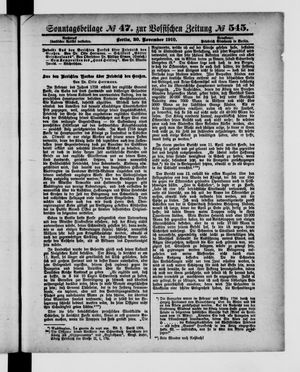 Königlich privilegirte Berlinische Zeitung von Staats- und gelehrten Sachen vom 20.11.1910