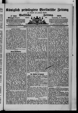 Königlich privilegirte Berlinische Zeitung von Staats- und gelehrten Sachen vom 15.12.1910