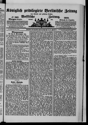 Königlich privilegirte Berlinische Zeitung von Staats- und gelehrten Sachen vom 21.12.1910