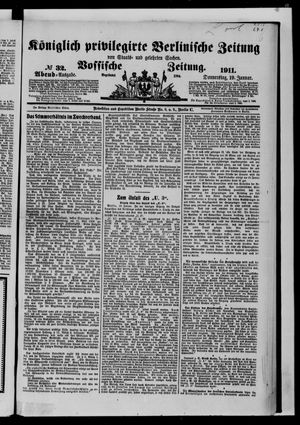 Königlich privilegirte Berlinische Zeitung von Staats- und gelehrten Sachen vom 19.01.1911