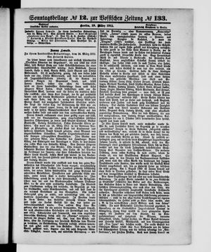 Königlich privilegirte Berlinische Zeitung von Staats- und gelehrten Sachen vom 19.03.1911