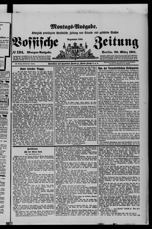 Königlich privilegirte Berlinische Zeitung von Staats- und gelehrten Sachen vom 20.03.1911