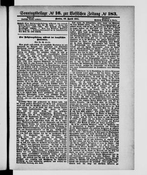 Königlich privilegirte Berlinische Zeitung von Staats- und gelehrten Sachen vom 16.04.1911