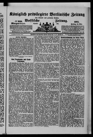 Königlich privilegirte Berlinische Zeitung von Staats- und gelehrten Sachen vom 12.05.1911