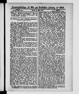 Königlich privilegirte Berlinische Zeitung von Staats- und gelehrten Sachen vom 14.05.1911