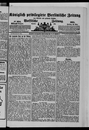 Königlich privilegirte Berlinische Zeitung von Staats- und gelehrten Sachen vom 26.05.1911