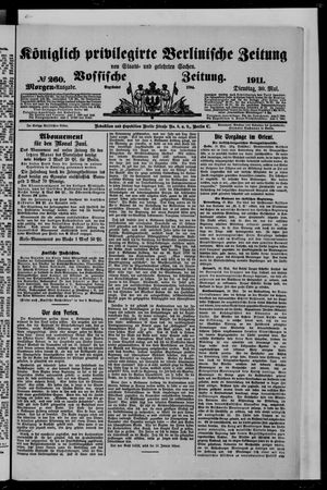 Königlich privilegirte Berlinische Zeitung von Staats- und gelehrten Sachen vom 30.05.1911