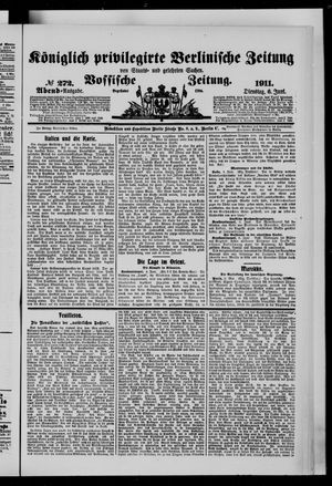 Königlich privilegirte Berlinische Zeitung von Staats- und gelehrten Sachen on Jun 6, 1911