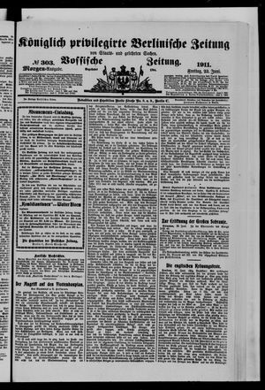 Königlich privilegirte Berlinische Zeitung von Staats- und gelehrten Sachen vom 23.06.1911