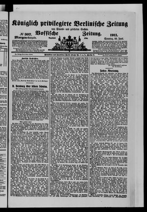 Königlich privilegirte Berlinische Zeitung von Staats- und gelehrten Sachen vom 25.06.1911